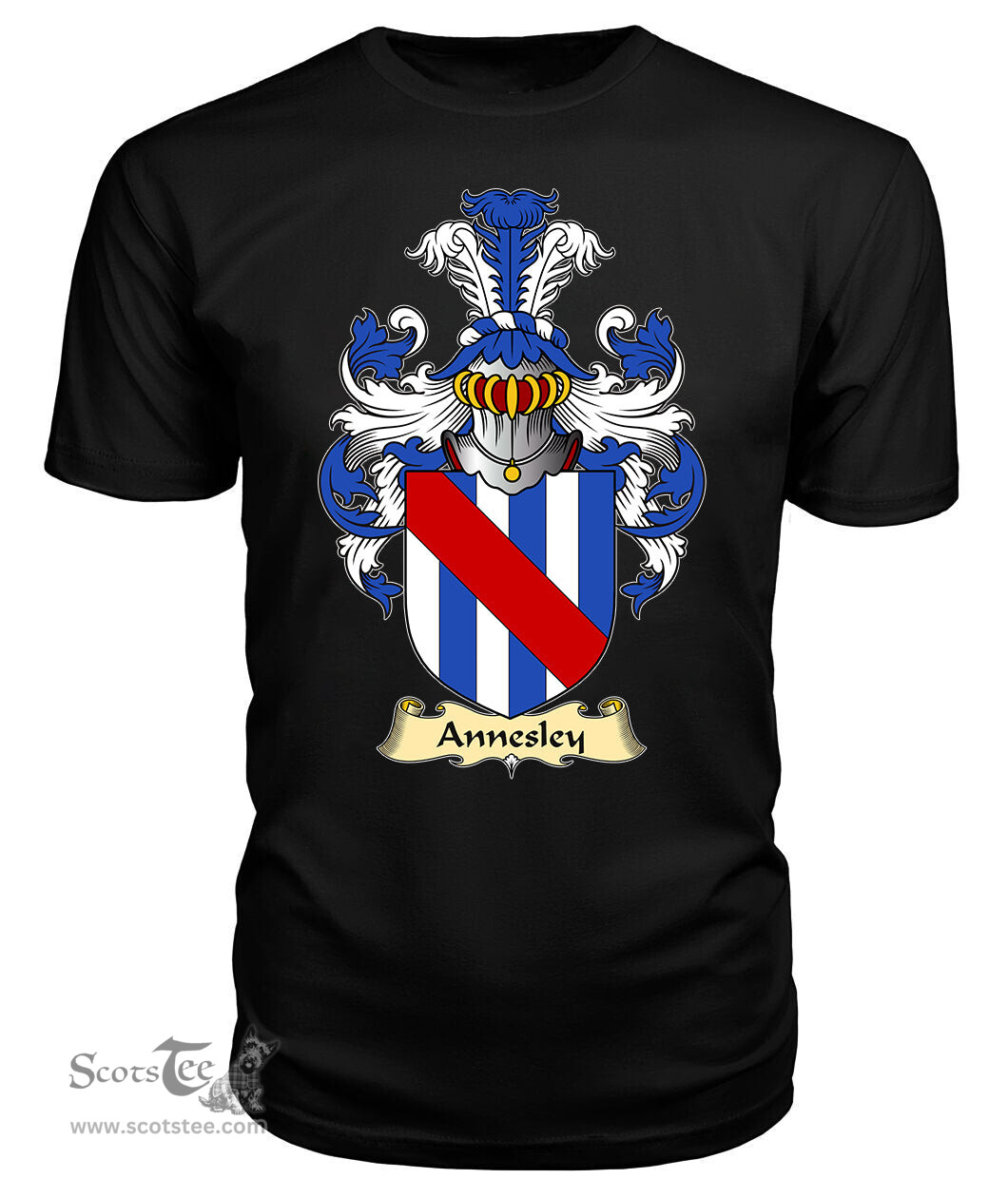 ScotsTee Annesley Coat Of Arms Family Crest Ireland V23 T Shirt