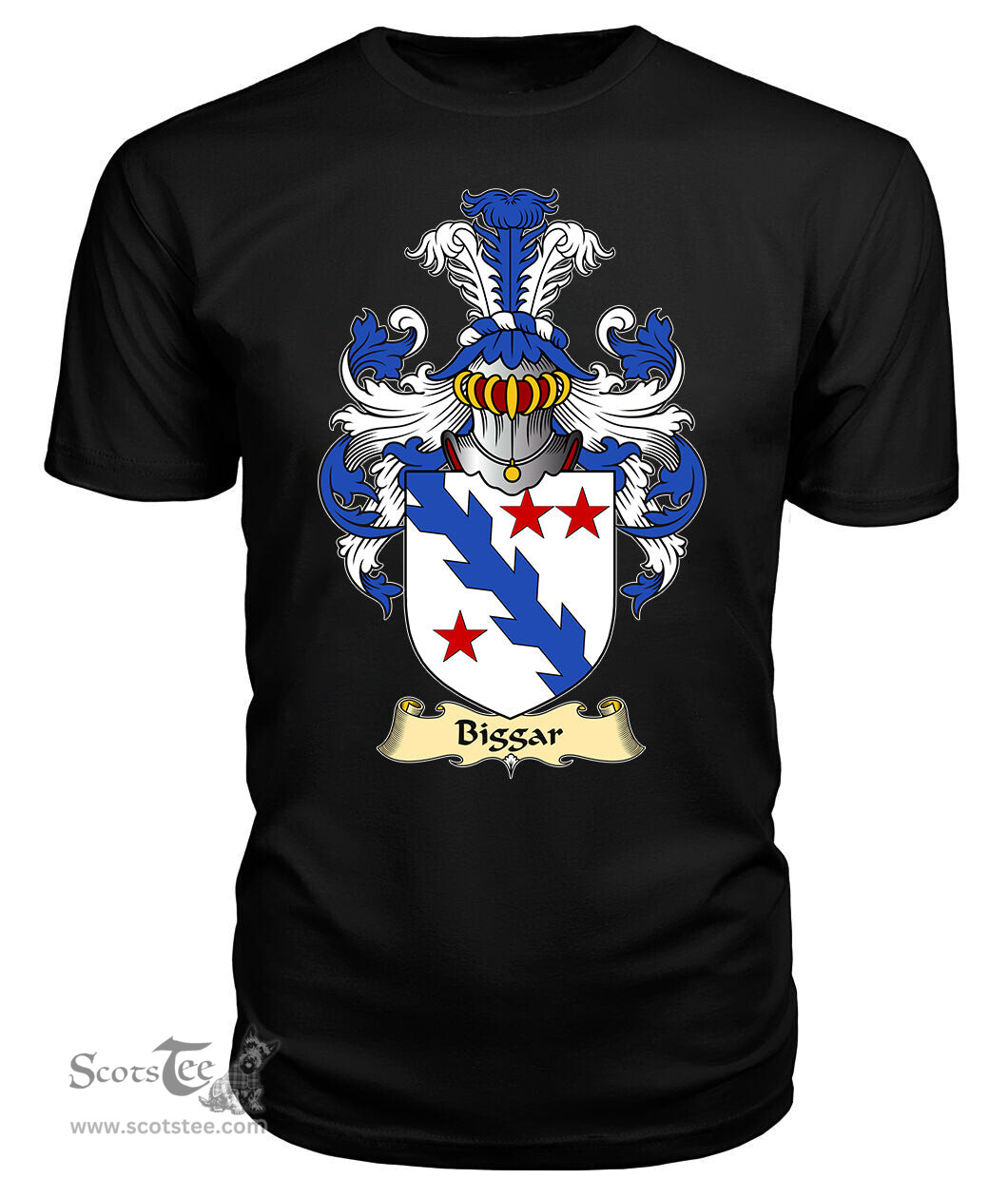 ScotsTee Biggar Coat Of Arms Family Crest Ireland V23 T Shirt
