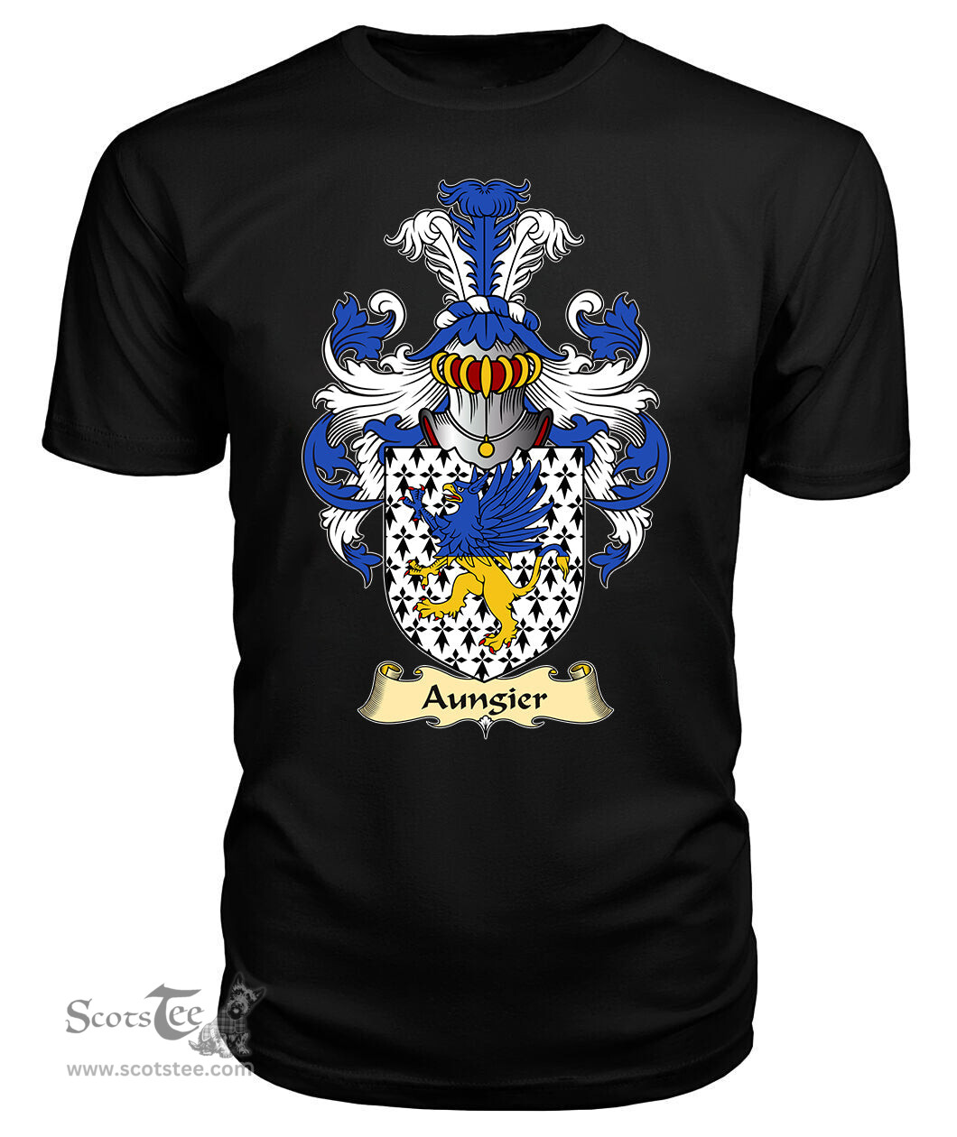 ScotsTee Aungier Coat Of Arms Family Crest Ireland V23 T Shirt