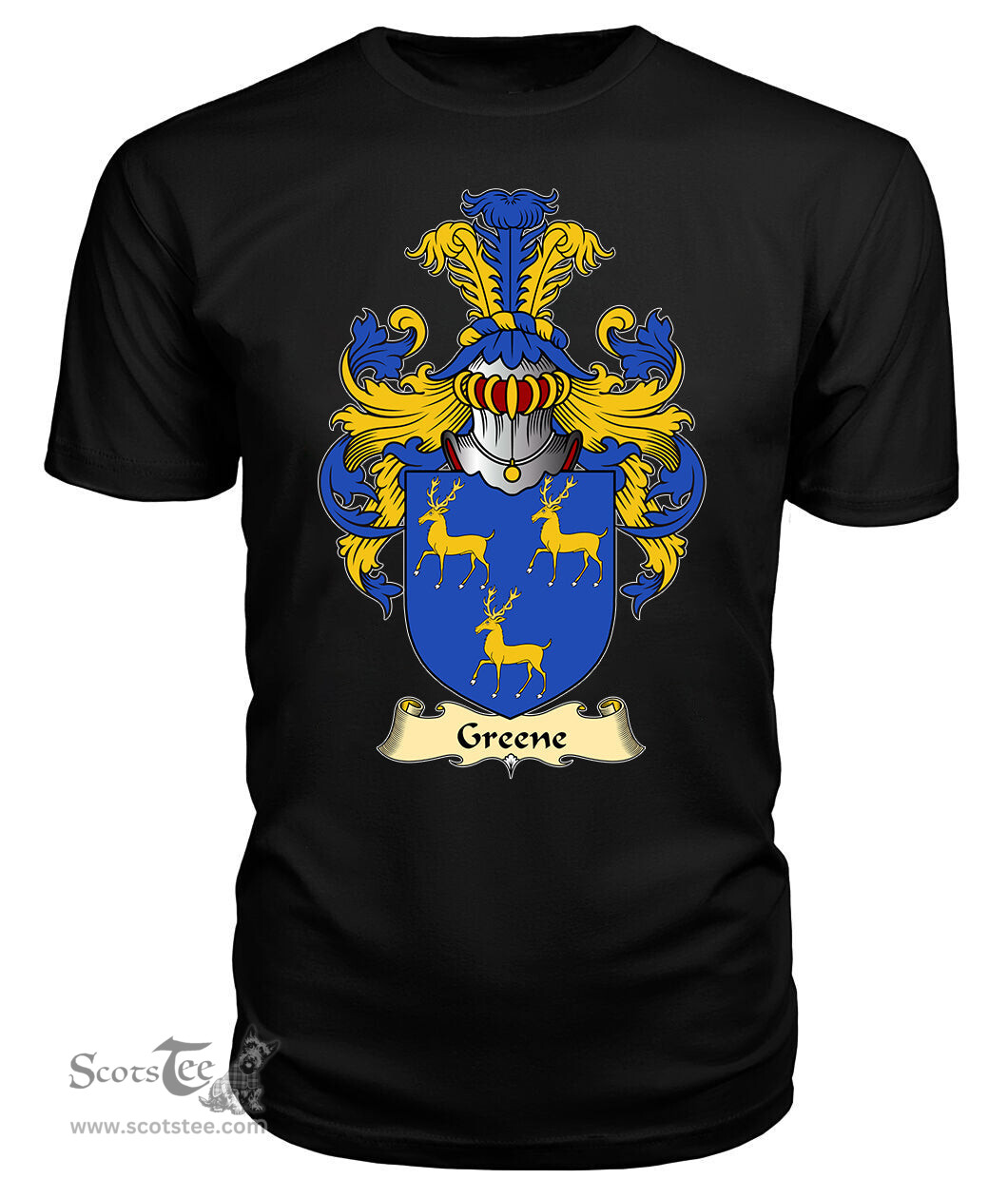 ScotsTee Greene Coat Of Arms Family Crest Ireland V23 T Shirt