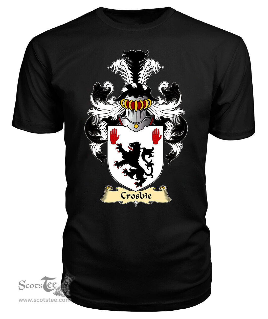 ScotsTee Crosbie Coat Of Arms Family Crest Ireland V23 T Shirt