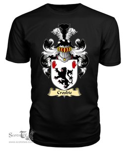 ScotsTee Crosbie Coat Of Arms Family Crest Ireland V23 T Shirt