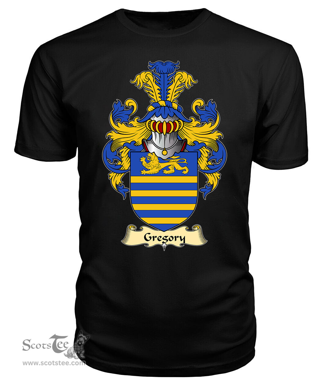 ScotsTee Gregory Coat Of Arms Family Crest Ireland V23 T Shirt