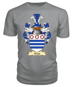 ScotsTee Gray Coat Of Arms Family Crest Ireland V23 T Shirt