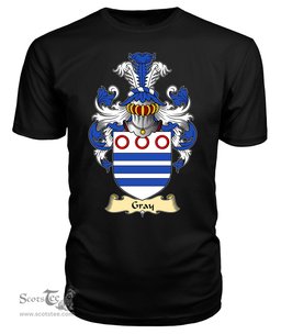 ScotsTee Gray Coat Of Arms Family Crest Ireland V23 T Shirt