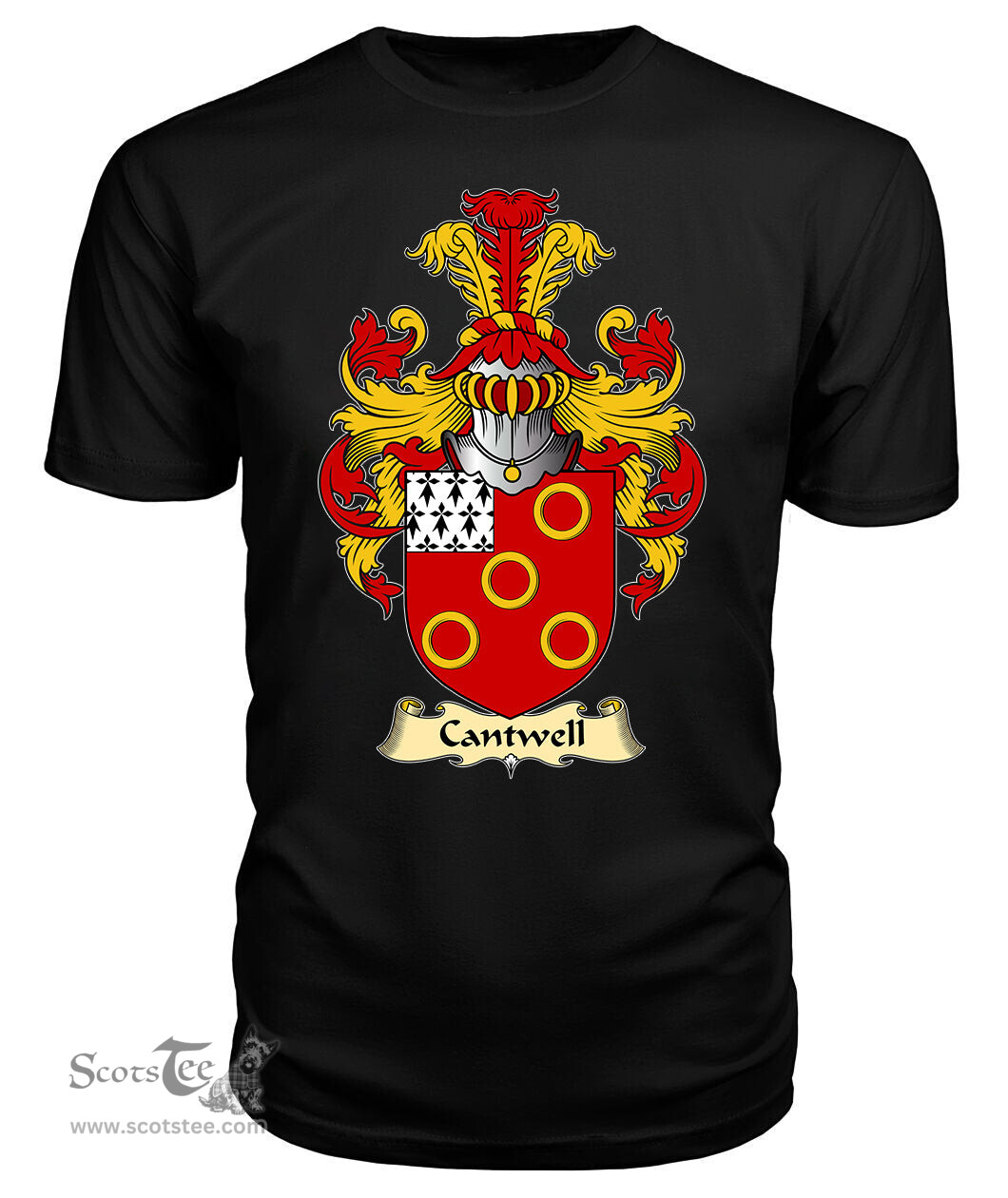 ScotsTee Cantwell Coat Of Arms Family Crest Ireland V23 T Shirt