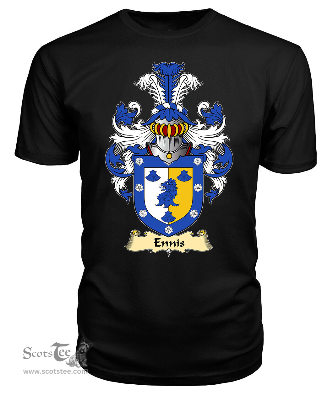 ScotsTee Ennis Coat Of Arms Family Crest Ireland V23 T Shirt
