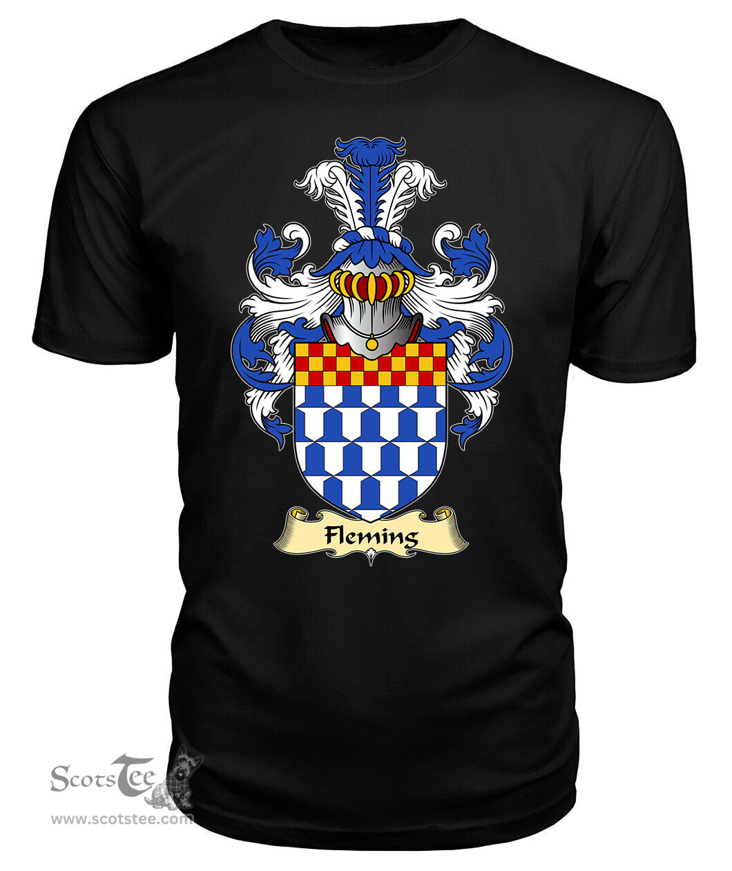 ScotsTee Fleming Coat Of Arms Family Crest Ireland V23 T Shirt