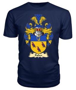 ScotsTee Fisher Coat Of Arms Family Crest Ireland V23 T Shirt