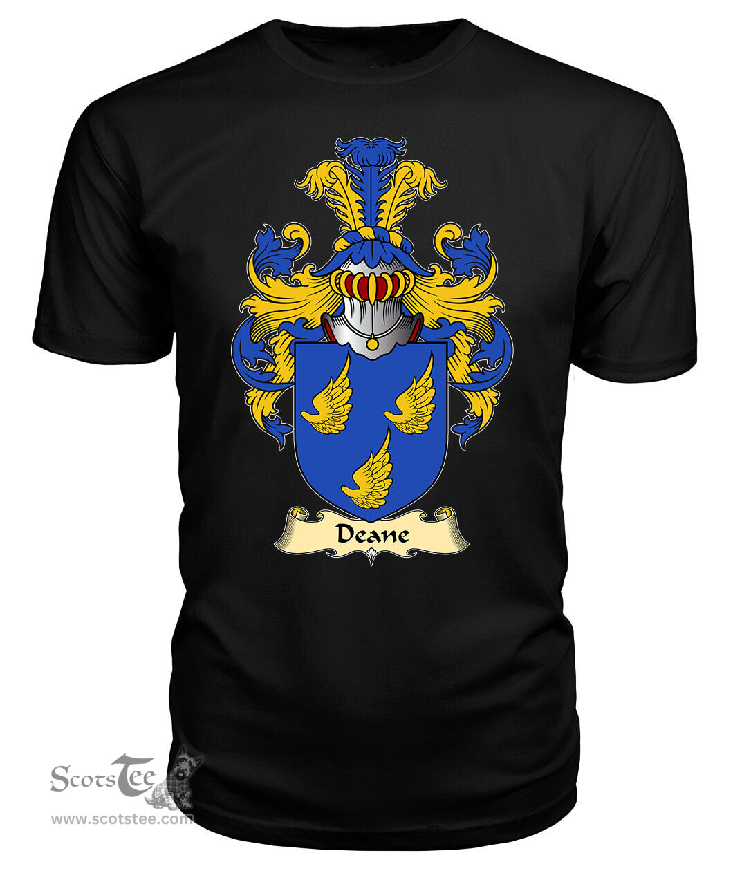 ScotsTee Deane Coat Of Arms Family Crest Ireland V23 T Shirt