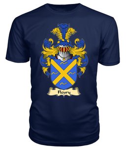 ScotsTee Fleury or Furey Coat Of Arms Family Crest Ireland V23 T Shirt
