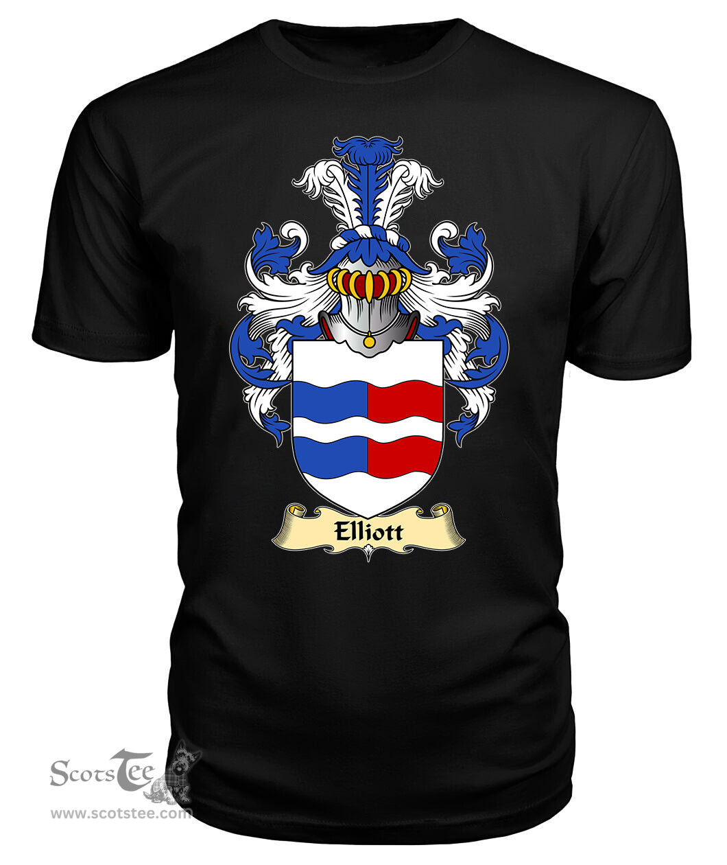 ScotsTee Elliott Coat Of Arms Family Crest Ireland V23 T Shirt
