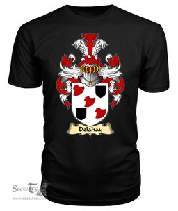 ScotsTee Delahay Coat Of Arms Family Crest Ireland V23 T Shirt