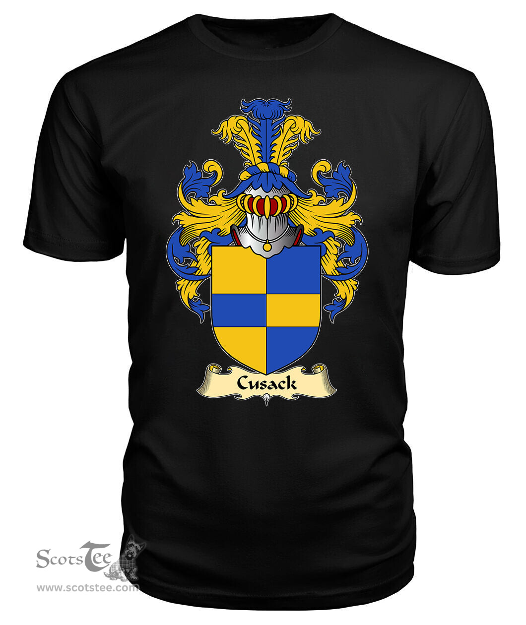 ScotsTee Cusack Coat Of Arms Family Crest Ireland V23 T Shirt