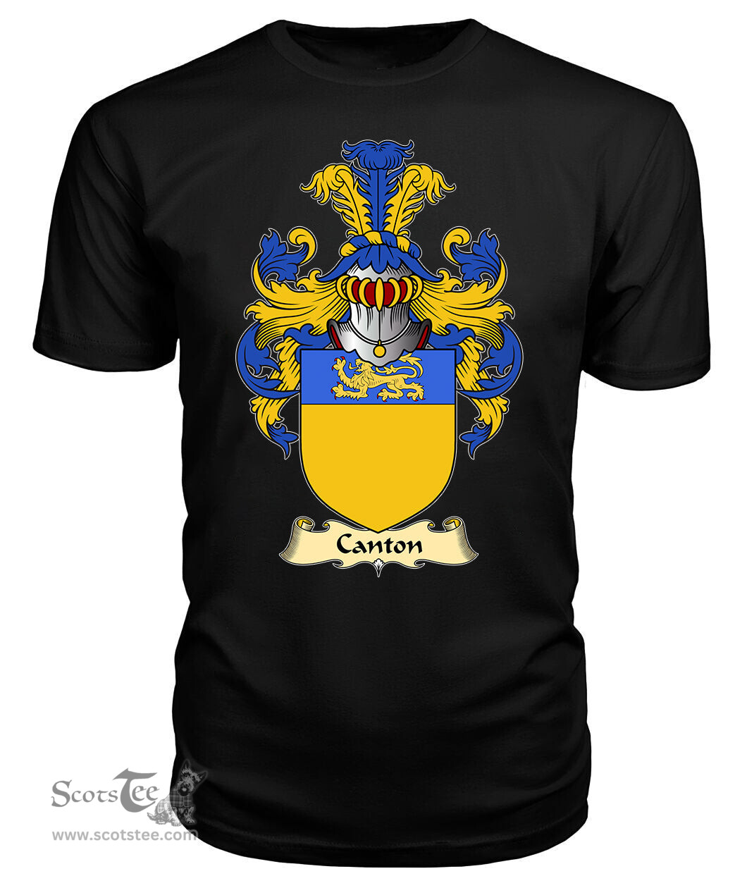ScotsTee Canton Coat Of Arms Family Crest Ireland V23 T Shirt