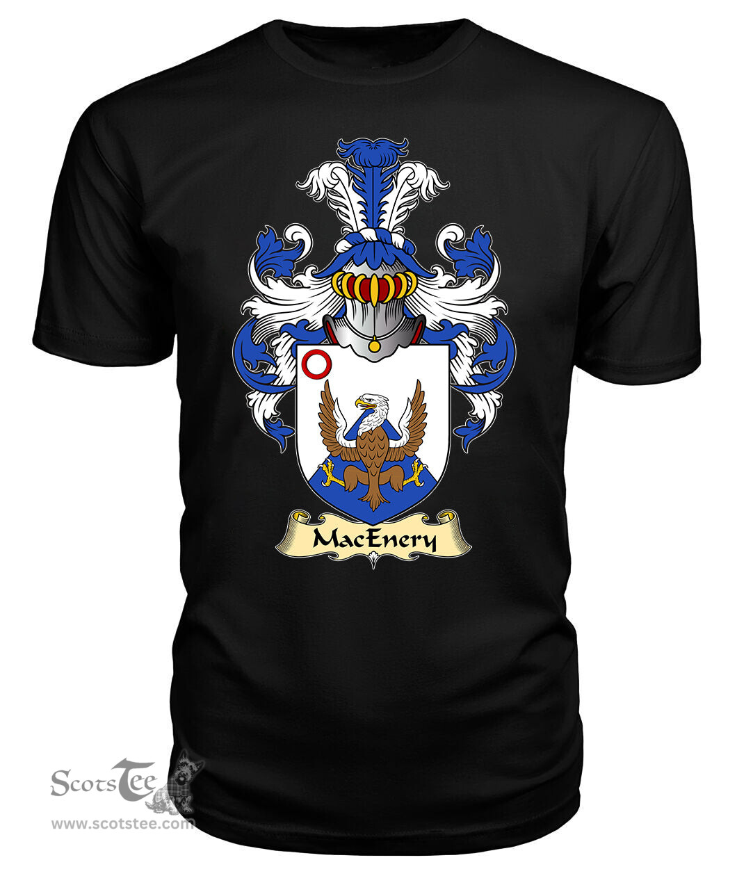 ScotsTee MacEnery Coat Of Arms Family Crest Ireland V23 T Shirt
