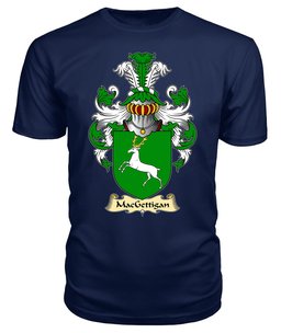 ScotsTee MacGettigan or Ettigan Coat Of Arms Family Crest Ireland V23 T Shirt
