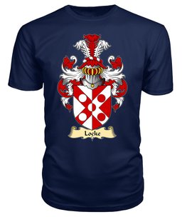 ScotsTee Locke Coat Of Arms Family Crest Ireland V23 T Shirt