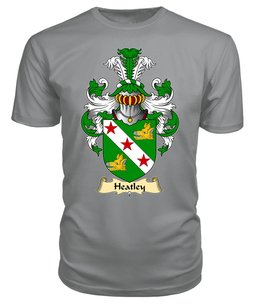 ScotsTee Heatley Coat Of Arms Family Crest Ireland V23 T Shirt