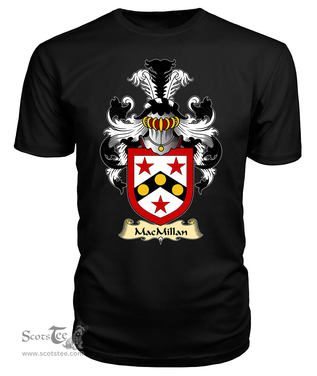 ScotsTee MacMillan Coat Of Arms Family Crest Ireland V23 T Shirt
