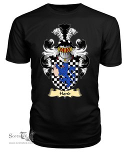 ScotsTee Hand Coat Of Arms Family Crest Ireland V23 T Shirt