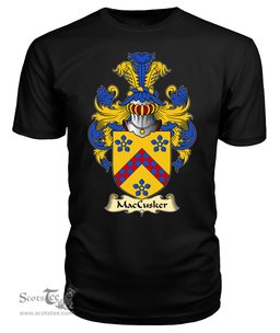 ScotsTee MacCusker or Cosker Coat Of Arms Family Crest Ireland V23 T Shirt