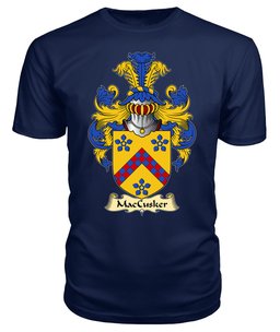 ScotsTee MacCusker or Cosker Coat Of Arms Family Crest Ireland V23 T Shirt