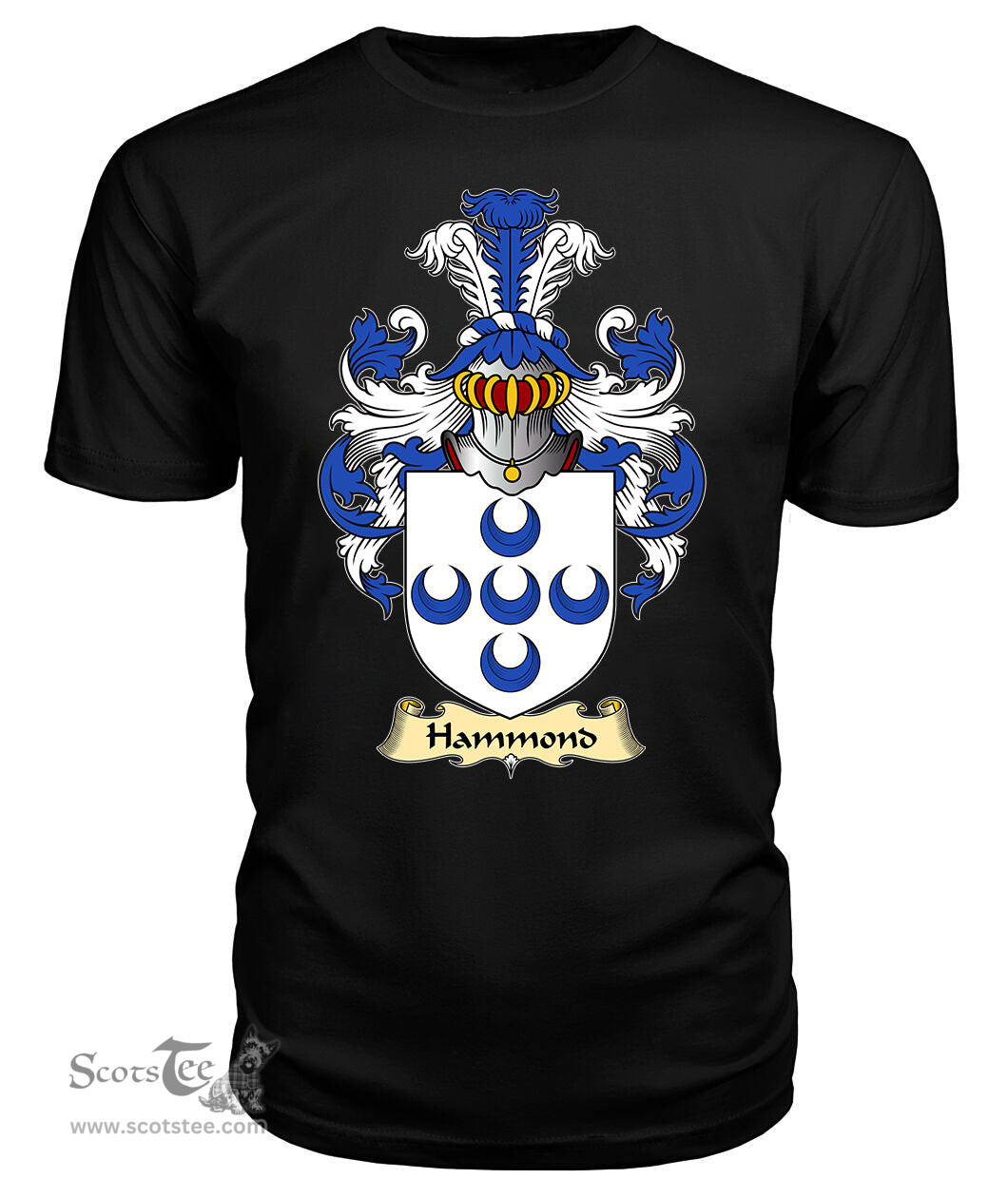 ScotsTee Hammond Coat Of Arms Family Crest Ireland V23 T Shirt