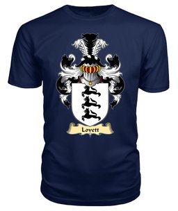ScotsTee Lovett Coat Of Arms Family Crest Ireland V23 T Shirt