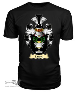 ScotsTee Lowry or O'Lavery Coat Of Arms Family Crest Ireland V23 T Shirt