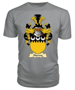 ScotsTee Harvey or Hervey Coat Of Arms Family Crest Ireland V23 T Shirt