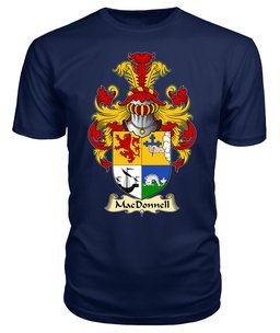 ScotsTee MacDonnell (of the Glens) Coat Of Arms Family Crest Ireland V23 T Shirt