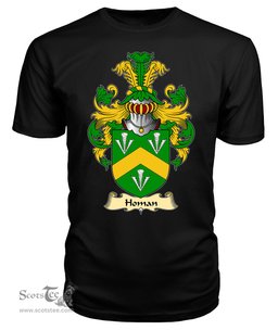 ScotsTee Homan or Howman Coat Of Arms Family Crest Ireland V23 T Shirt