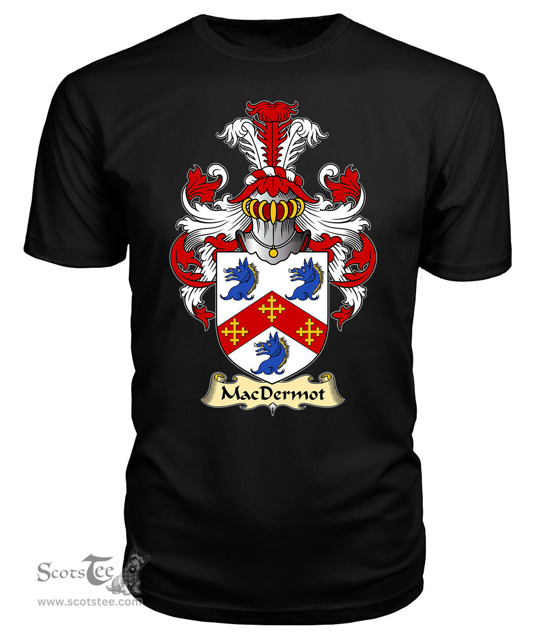 ScotsTee MacDermot Coat Of Arms Family Crest Ireland V23 T Shirt