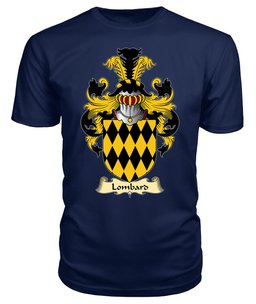 ScotsTee Lombard or Lombart Coat Of Arms Family Crest Ireland V23 T Shirt