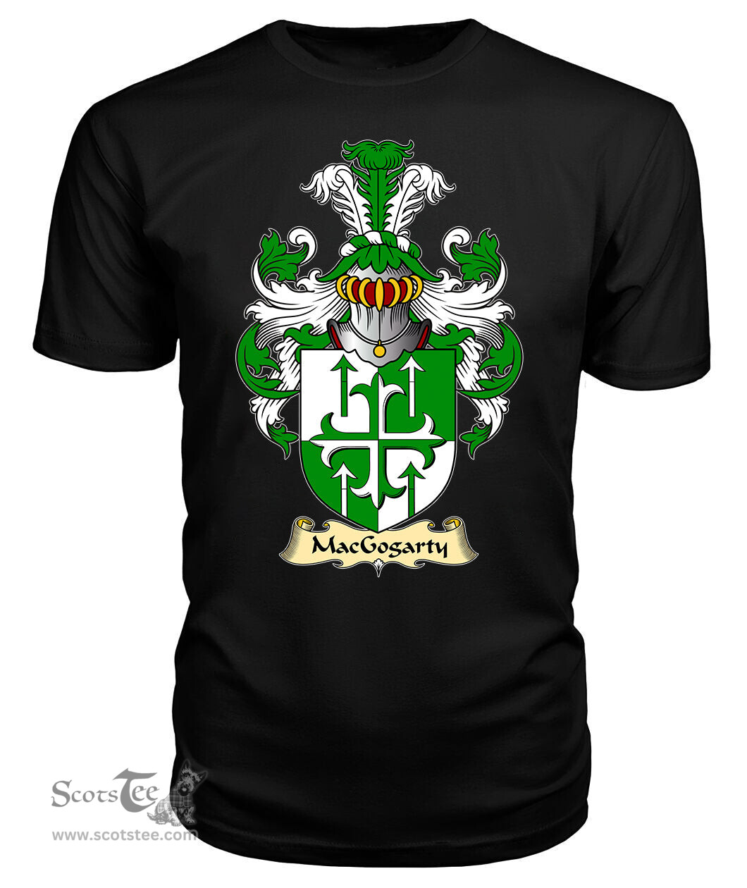 ScotsTee MacGogarty Coat Of Arms Family Crest Ireland V23 T Shirt