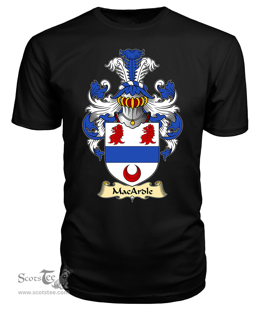 ScotsTee MacArdle Coat Of Arms Family Crest Ireland V23 T Shirt