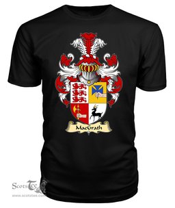 ScotsTee MacGrath or MacGraw Coat Of Arms Family Crest Ireland V23 T Shirt