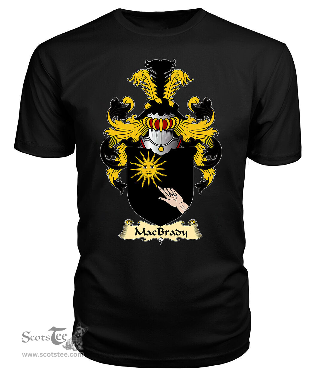 ScotsTee MacBrady Coat Of Arms Family Crest Ireland V23 T Shirt