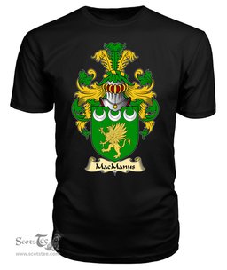 ScotsTee MacManus Coat Of Arms Family Crest Ireland V23 T Shirt