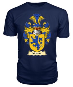 ScotsTee Mahon or O'Mahan Coat Of Arms Family Crest Ireland V23 T Shirt
