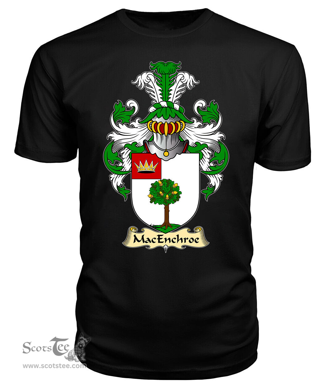 ScotsTee MacEnchroe Coat Of Arms Family Crest Ireland V23 T Shirt
