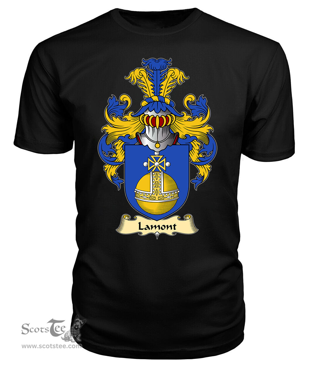 ScotsTee Lamont Coat Of Arms Family Crest Ireland V23 T Shirt