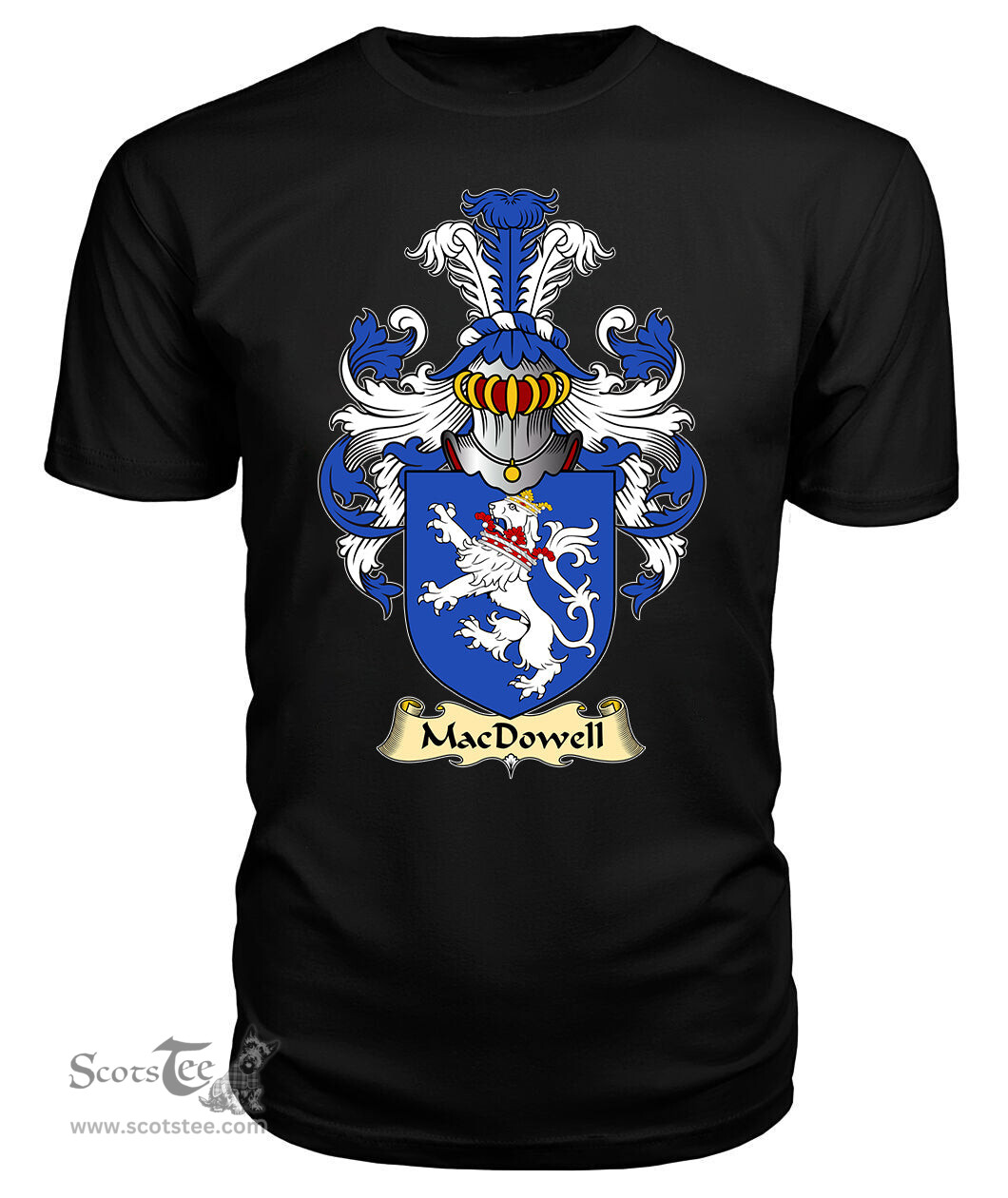 ScotsTee MacDowell Coat Of Arms Family Crest Ireland V23 T Shirt