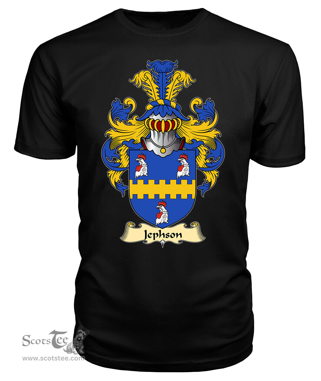 ScotsTee Jephson Coat Of Arms Family Crest Ireland V23 T Shirt