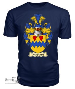 ScotsTee Mecham Coat Of Arms Family Crest Ireland V23 T Shirt