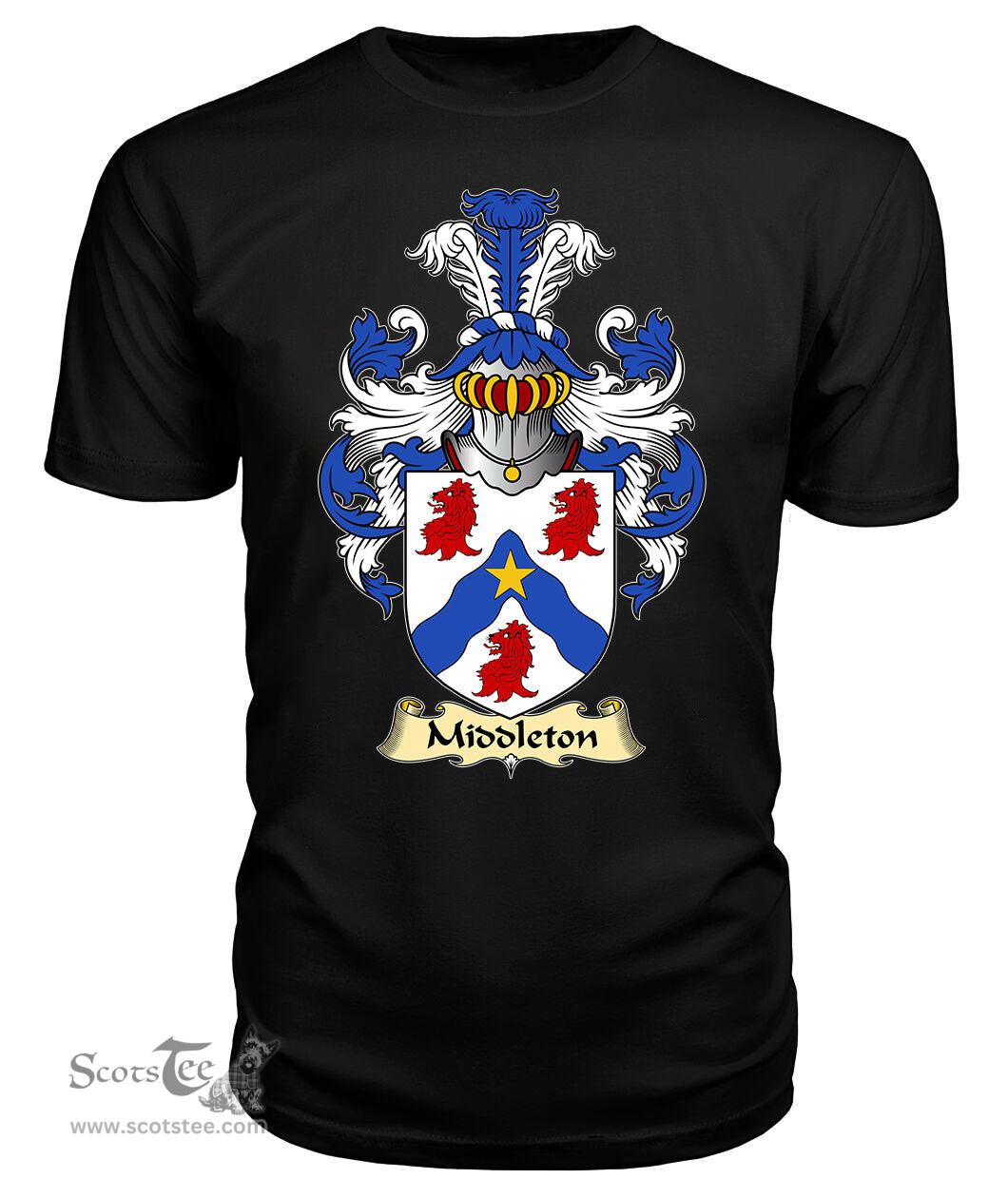 ScotsTee Middleton Coat Of Arms Family Crest Ireland V23 T Shirt
