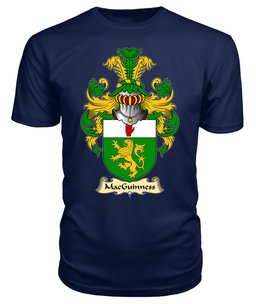 ScotsTee MacGuinness or MacGinnis Coat Of Arms Family Crest Ireland V23 T Shirt