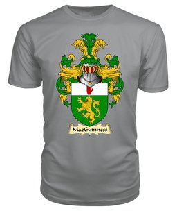 ScotsTee MacGuinness or MacGinnis Coat Of Arms Family Crest Ireland V23 T Shirt