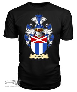 ScotsTee Nevill or Neville Coat Of Arms Family Crest Ireland V23 T Shirt